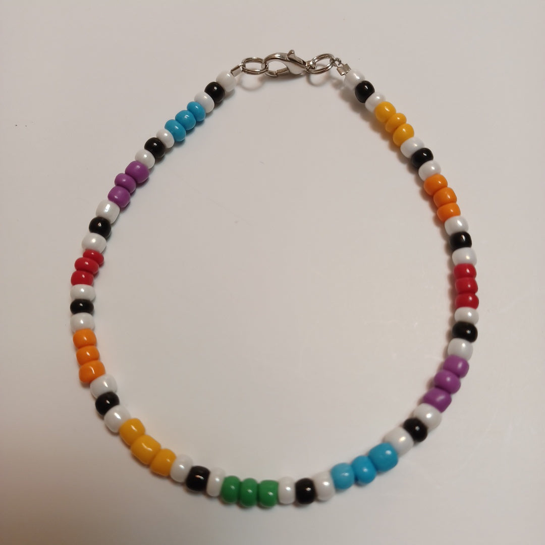 Rainbow anklets