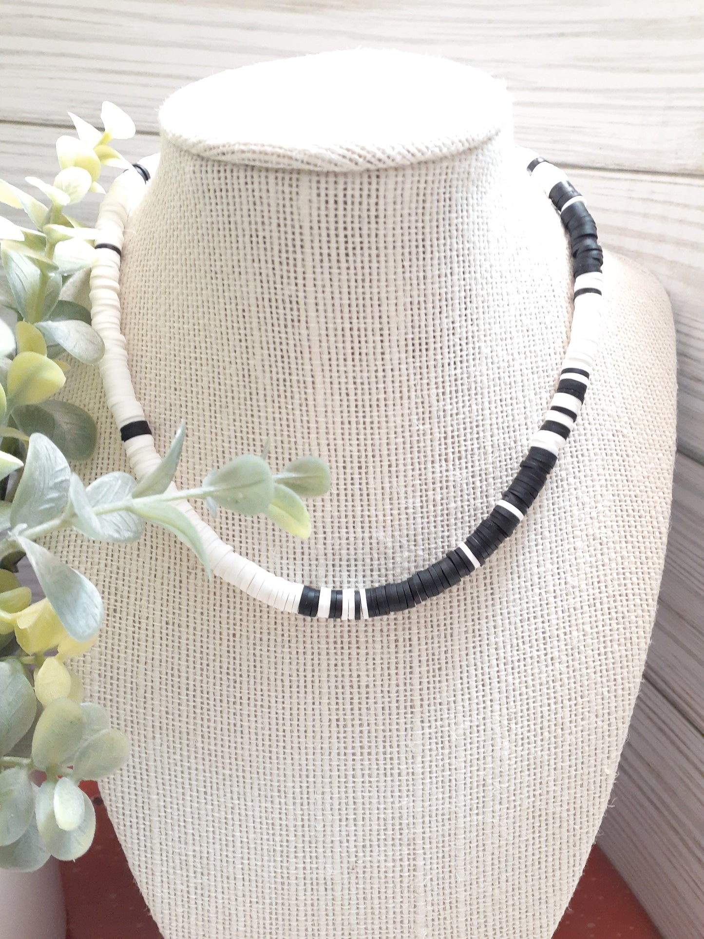 Colorful Clay dics necklaces