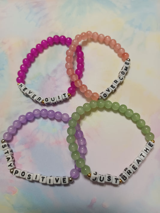 Inspirational Word Bracelets