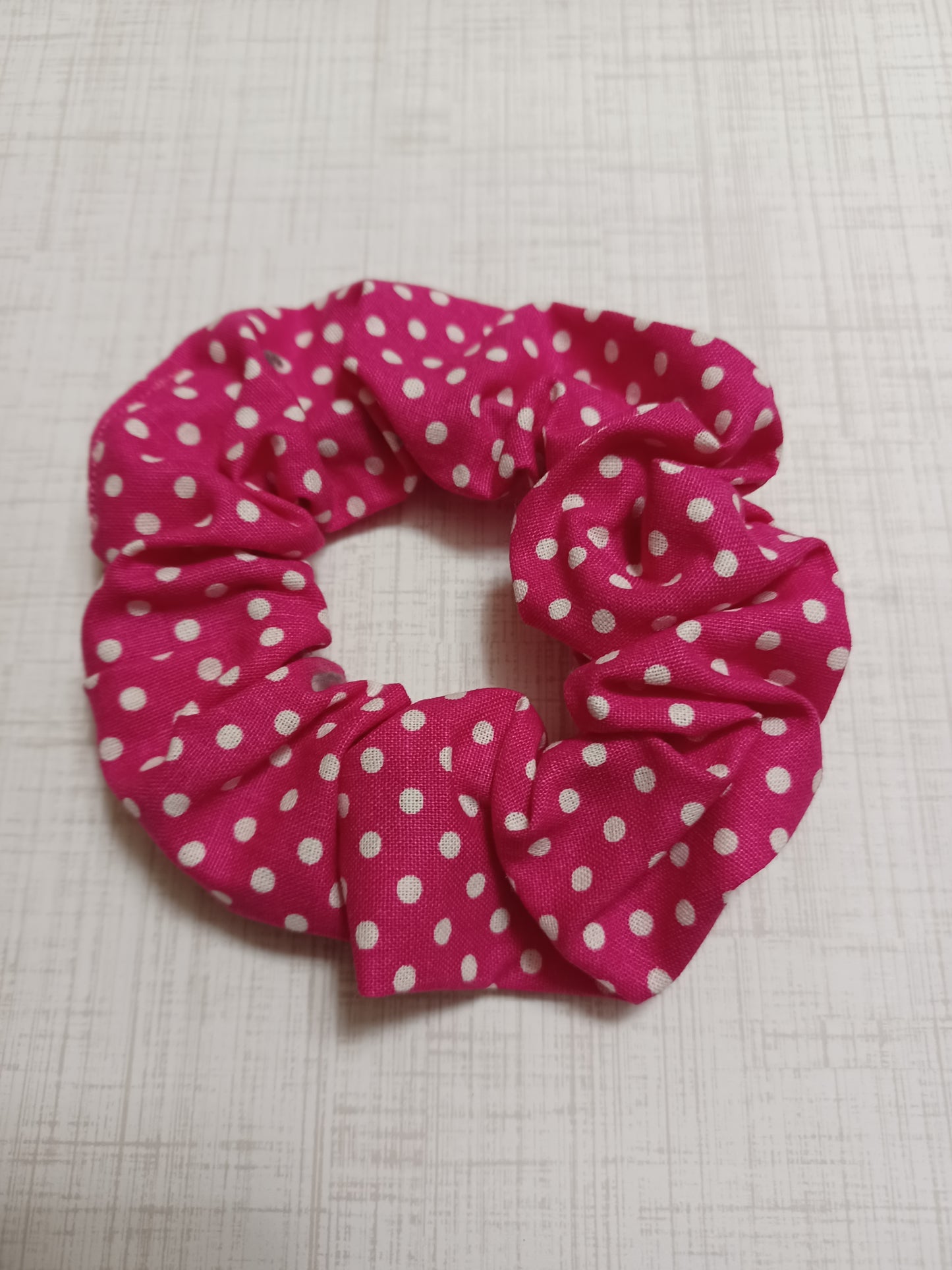 Polka Dot Hair Scrunchie