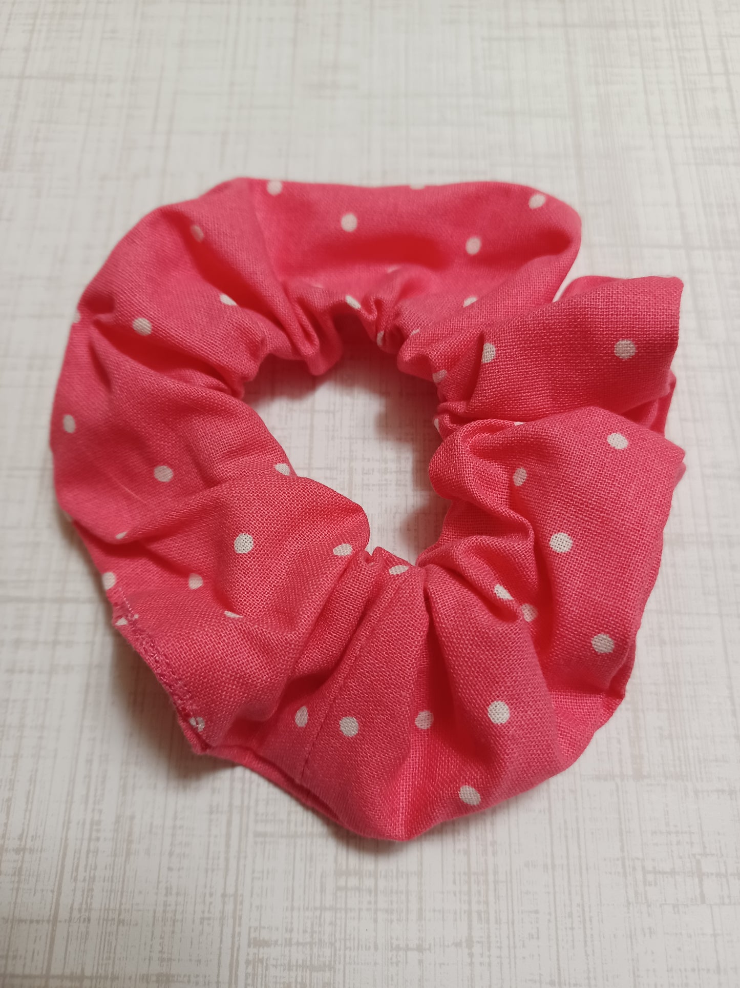 Polka Dot Hair Scrunchie