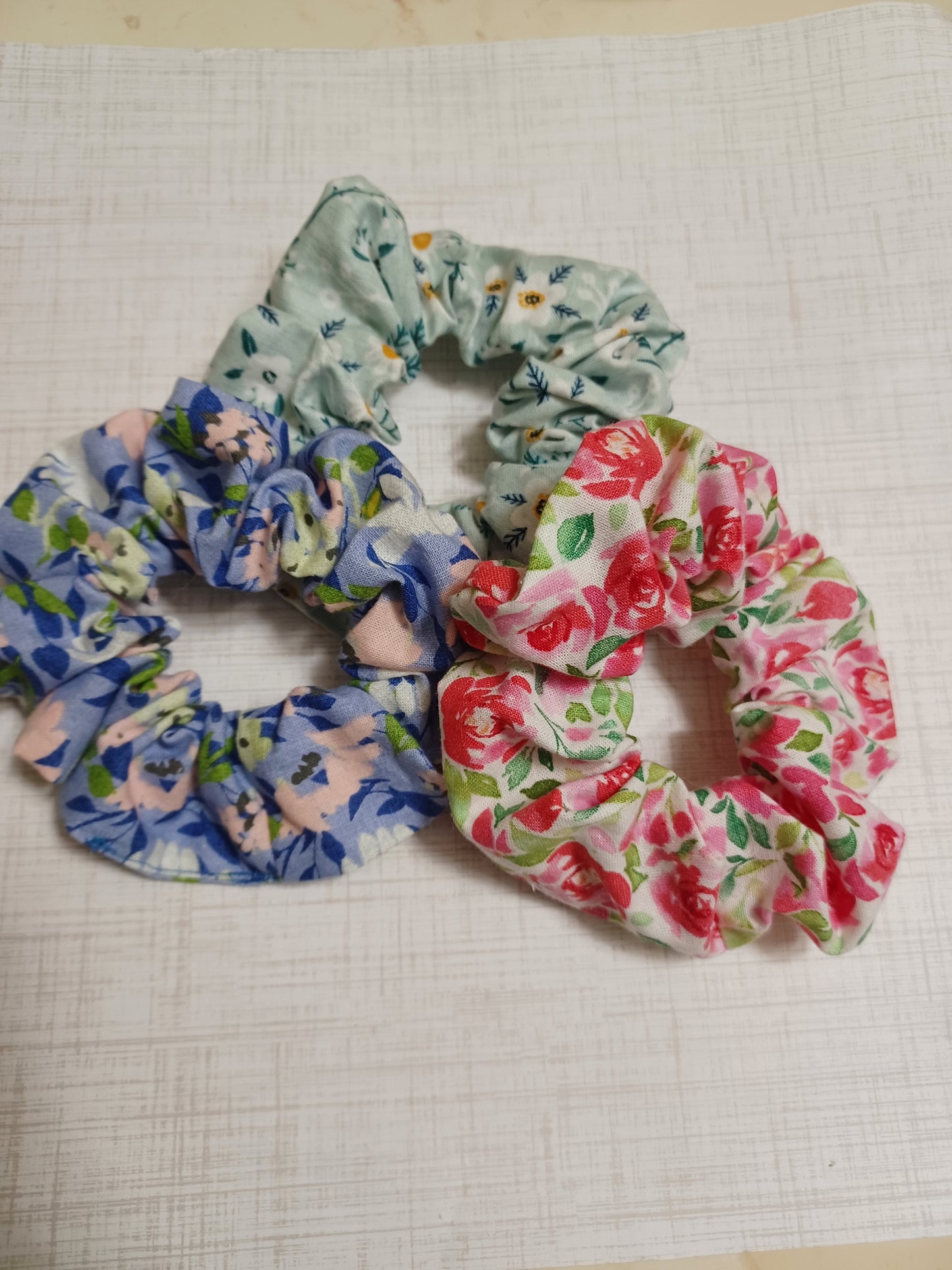 Flower Scrunchie