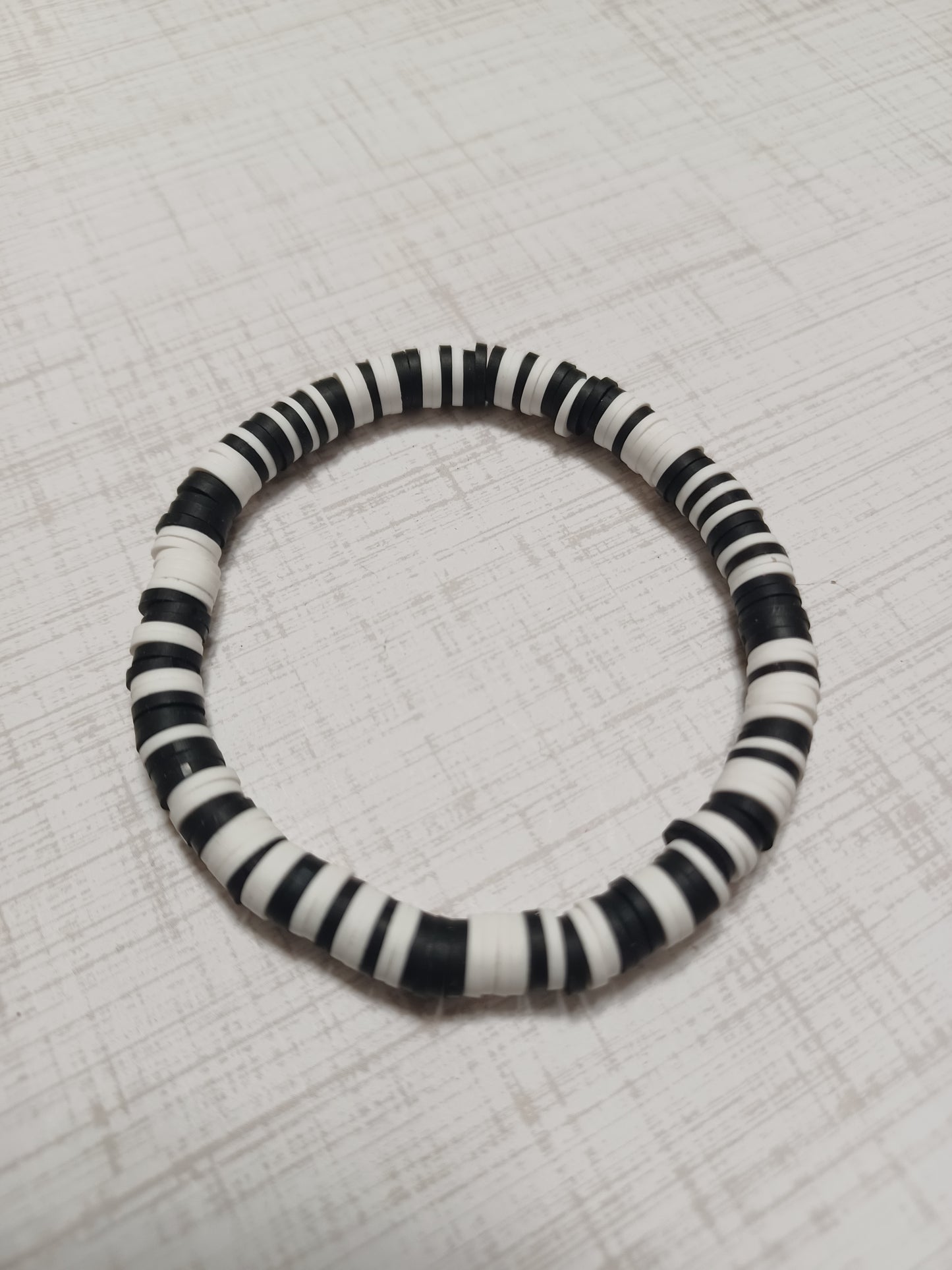 Multicolor Clay Disc Bracelet