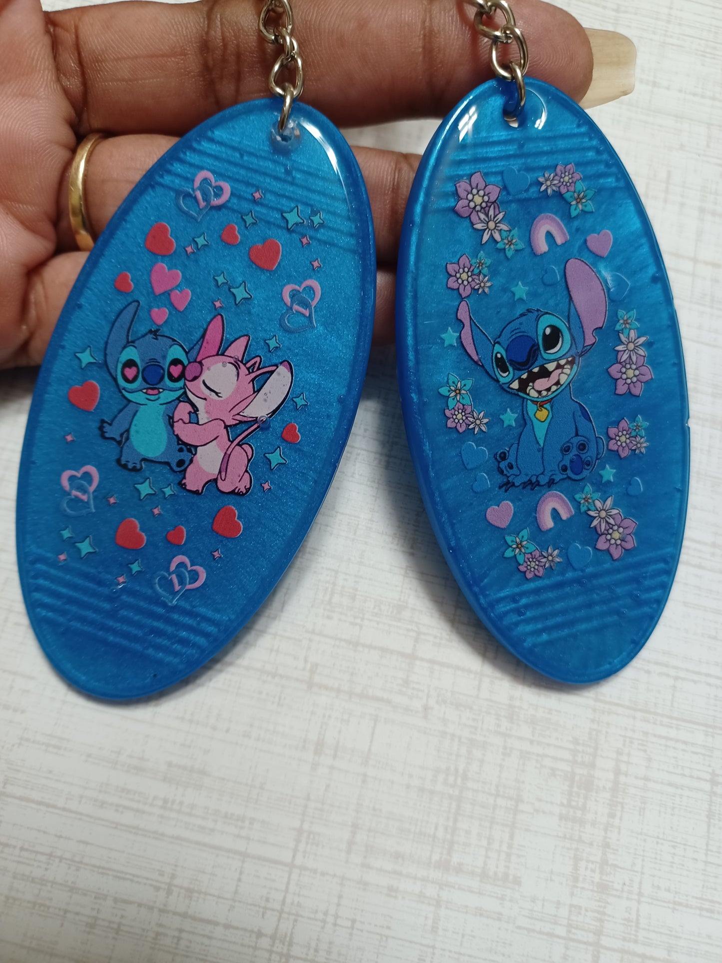 Stitch Motel Keychain