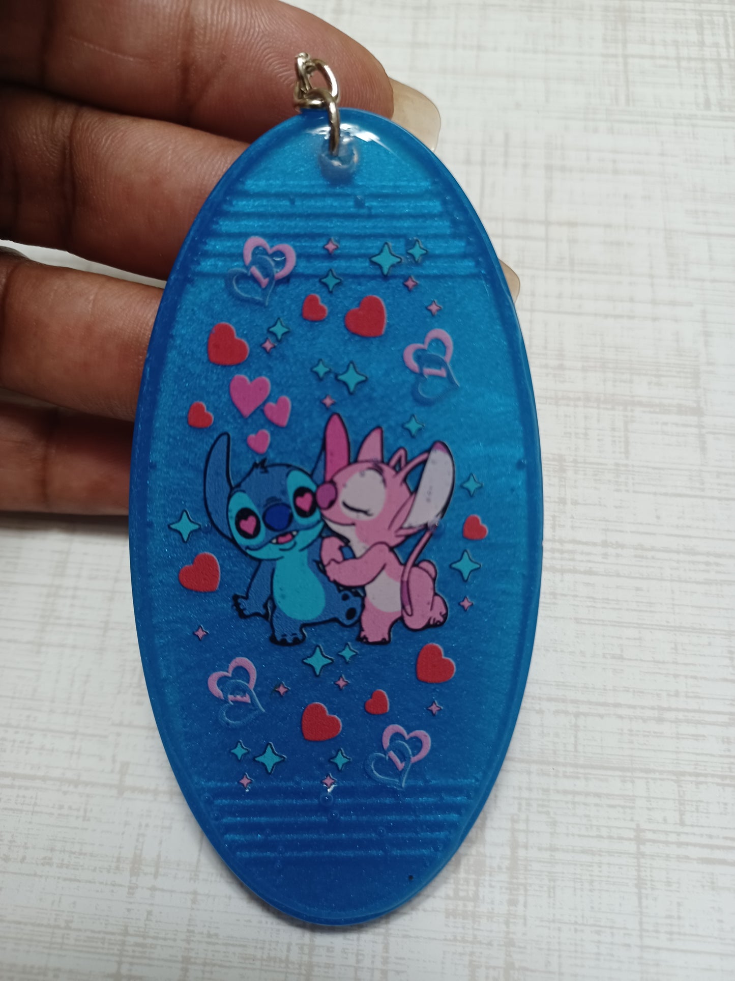 Stitch Motel Keychain