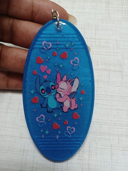 Stitch Motel Keychain