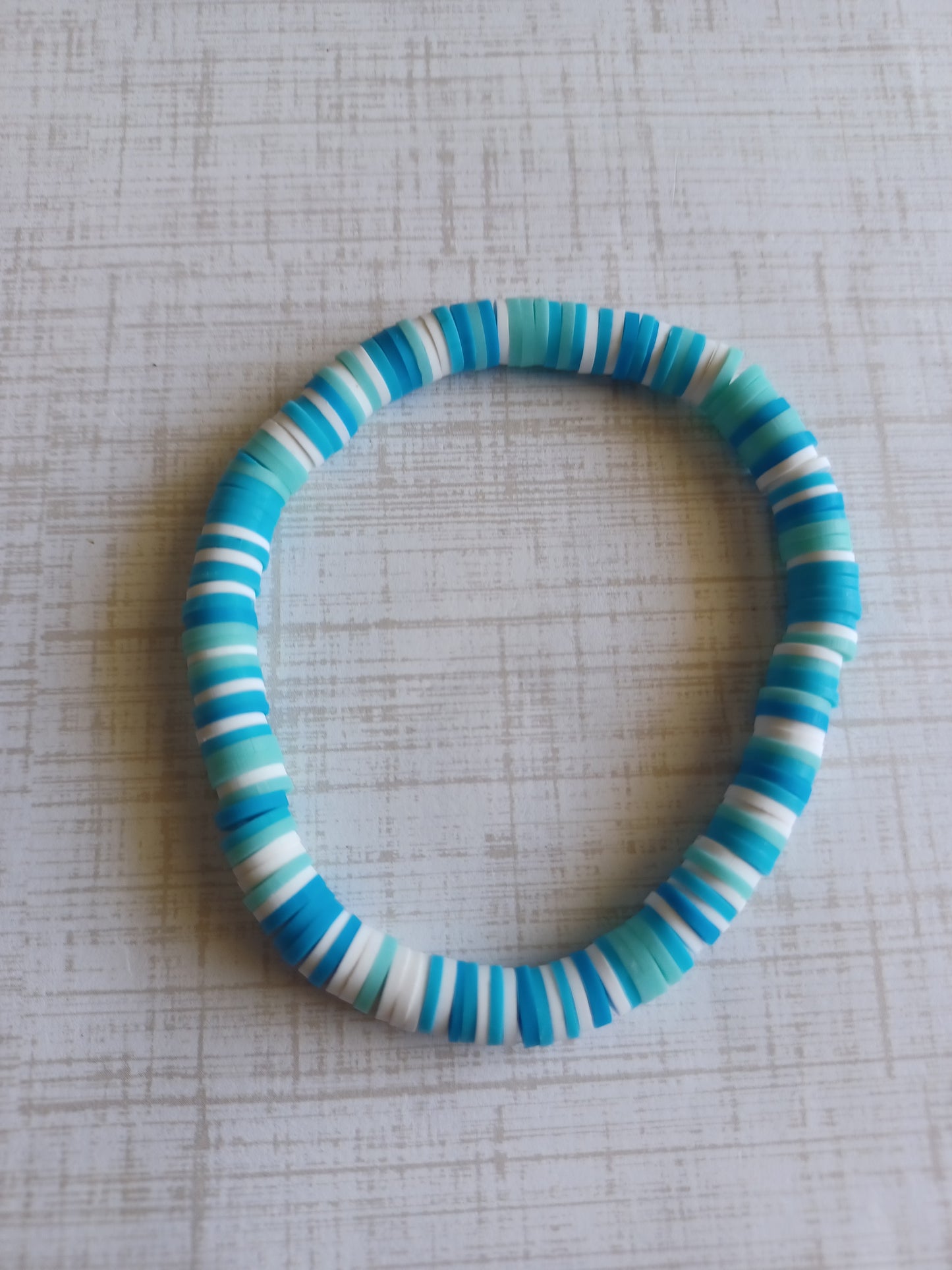 Multicolor Clay Disc Bracelet