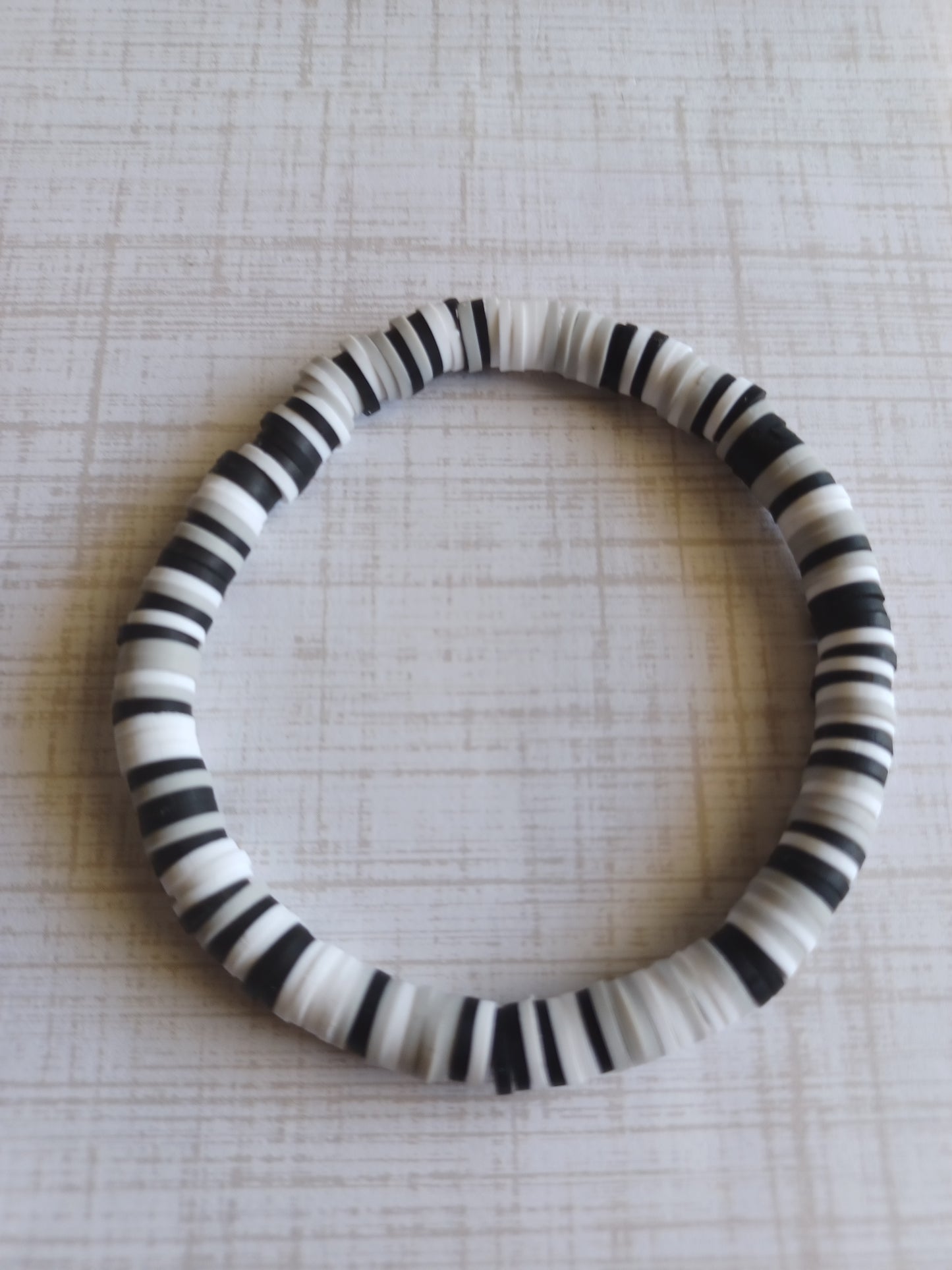 Multicolor Clay Disc Bracelet