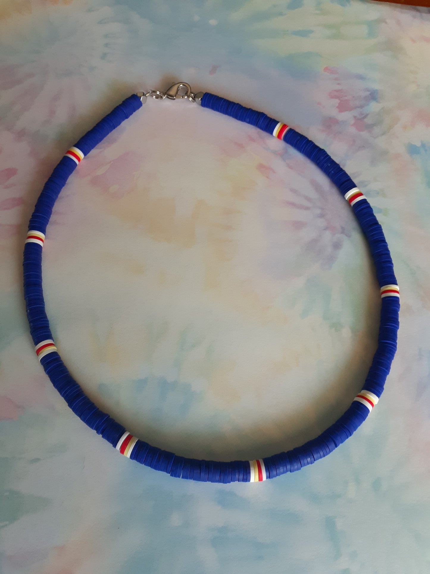 Surfer Necklace, Summer Necklace, Heishi Necklace
