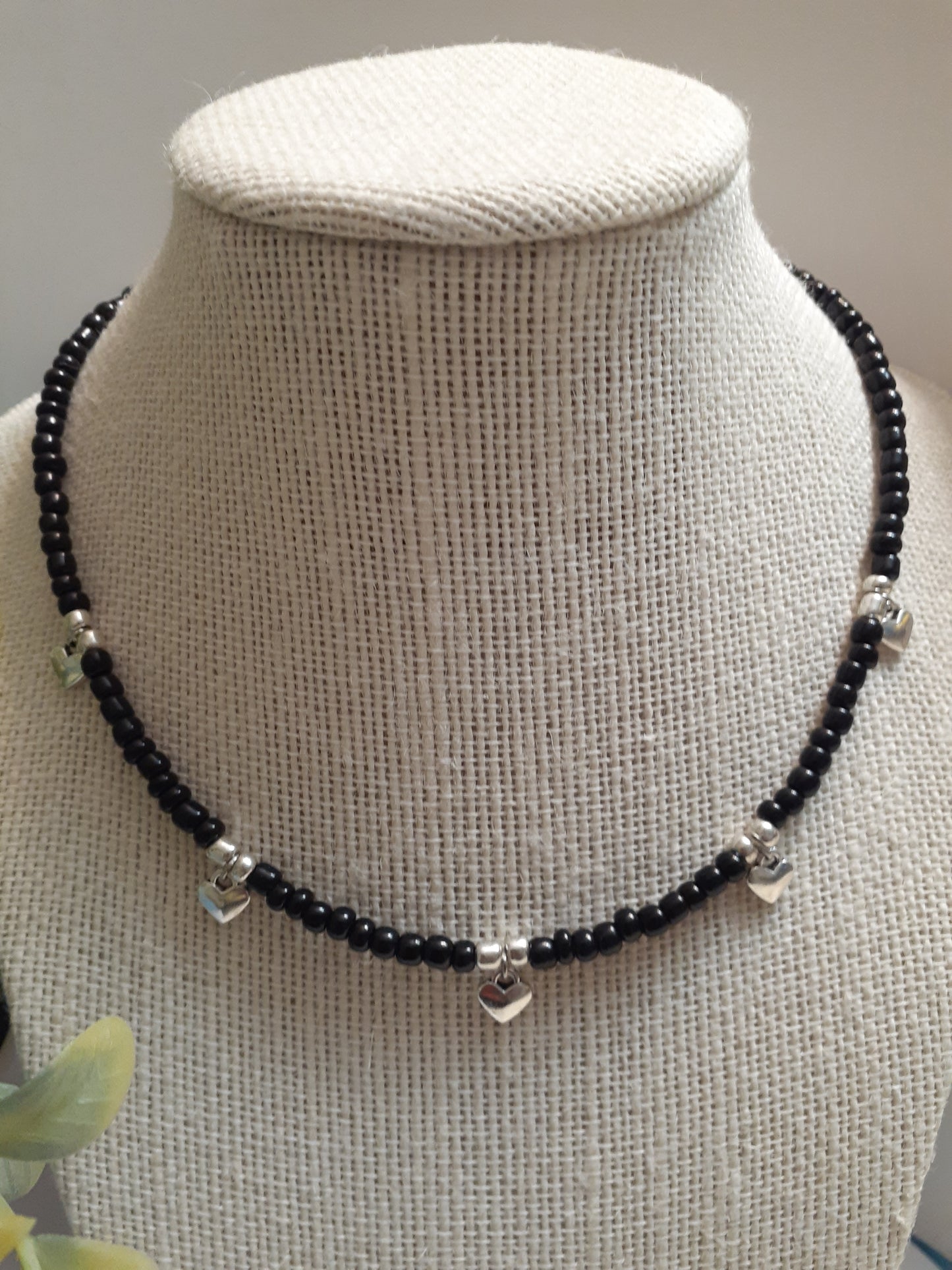 Beaded Heart Necklace