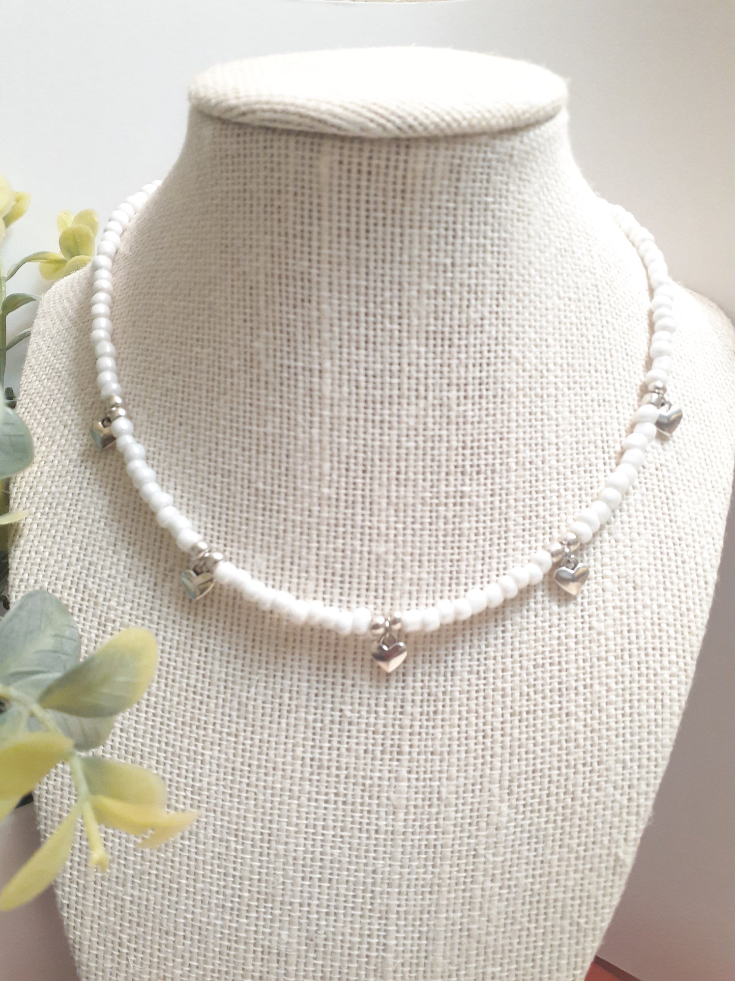 Beaded Heart Necklace