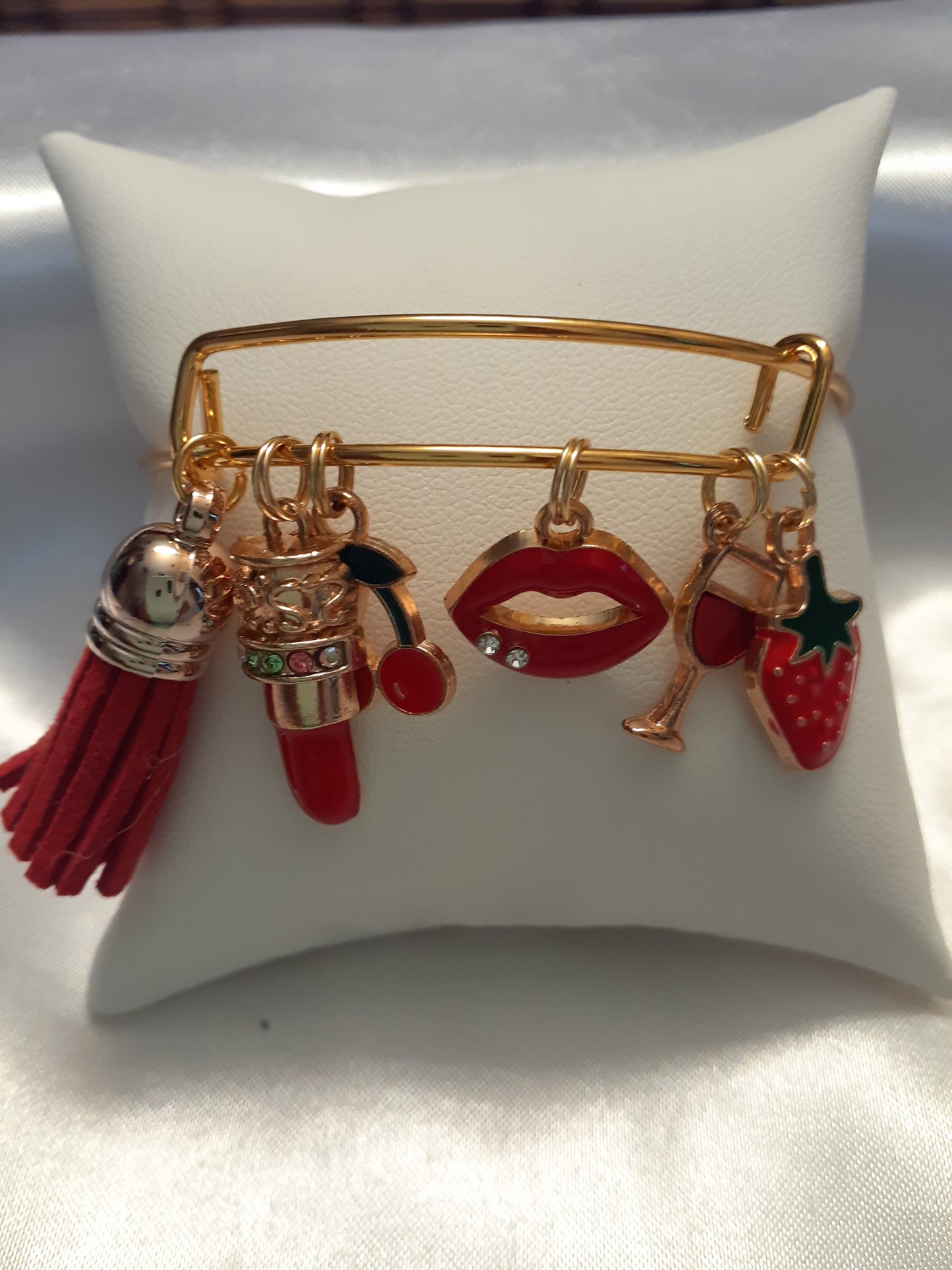 Fiery Red Bangle