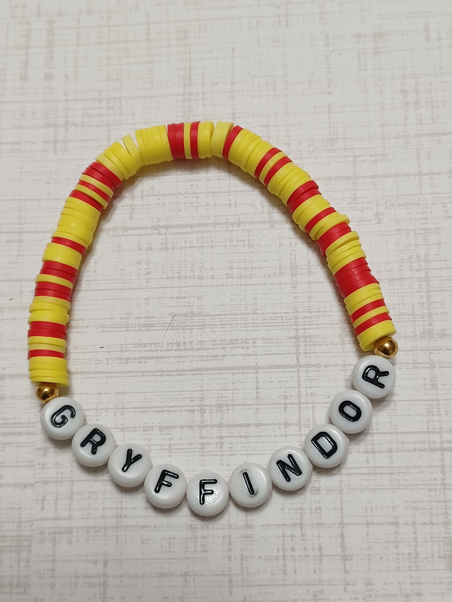 Harry Potter's clay disc bracelets