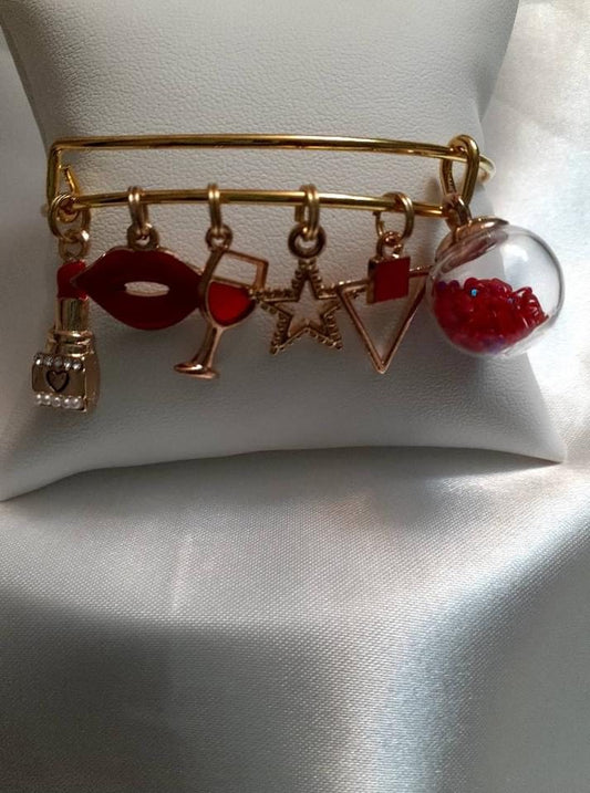 Fiery Red Bangle